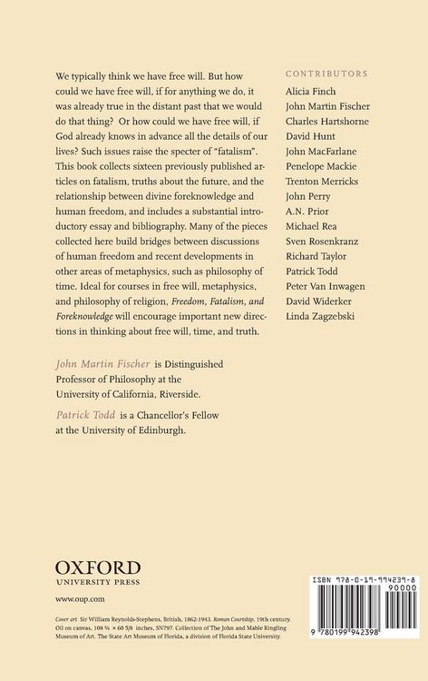 Produktbild: Freedom, Fatalism, and Foreknowledge