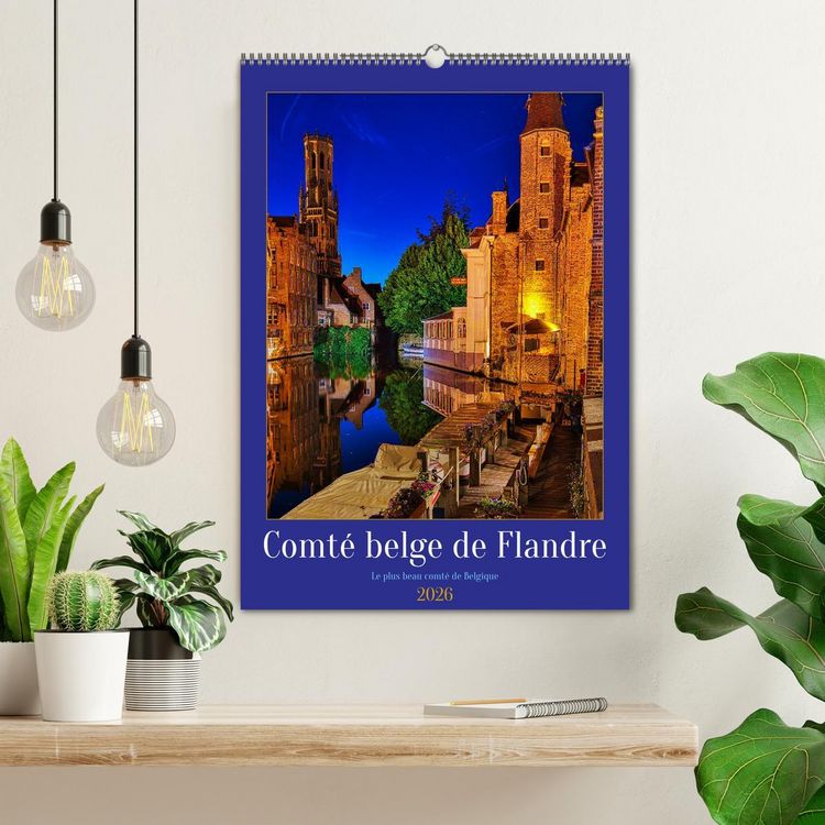 Produktbild: Comt&eacute; belge de Flandre (Calendrier mural 2026 DIN A2 horizontal), CALVENDO calendrier mensuel
