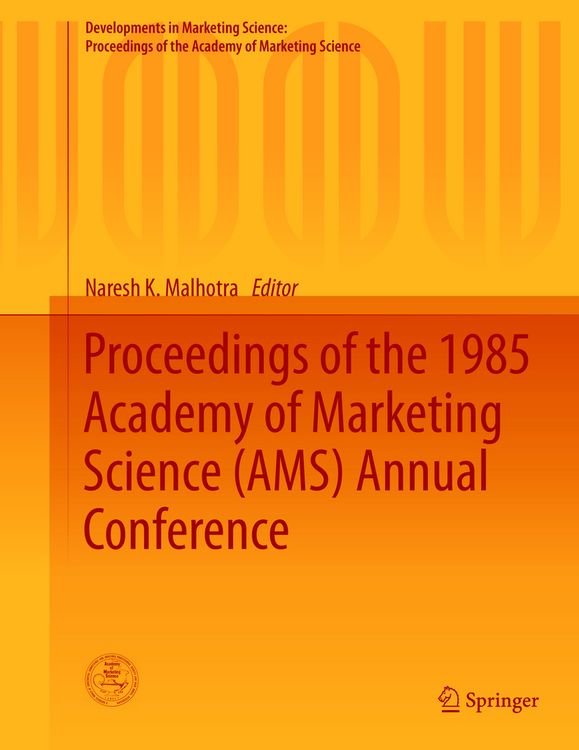 Produktbild: Proceedings of the 1985 Academy of Marketing Science (AMS) Annual Conference