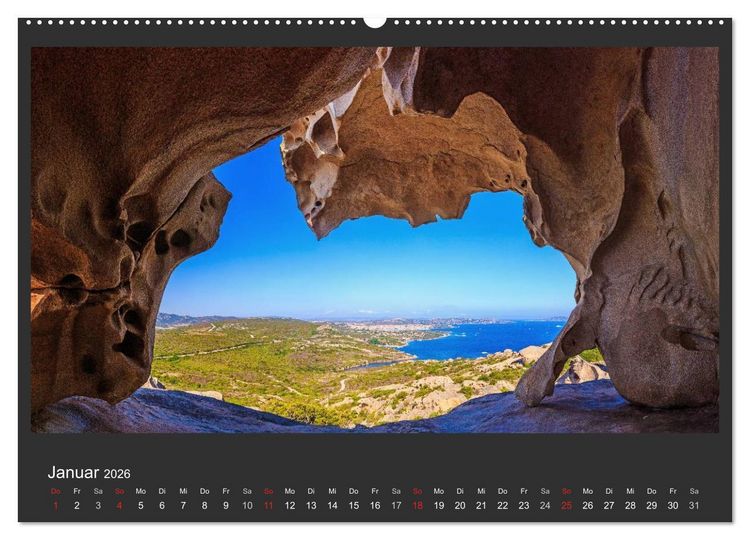 Produktbild: Sardinien - Traumstr&auml;nde am Mittelmeer (hochwertiger Premium Wandkalender 2026 DIN A2 quer), Kunstdruck in Hochglanz
