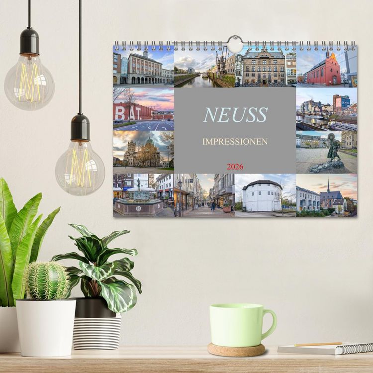 Produktbild: Neuss Impressionen (Wandkalender 2026 DIN A4 quer), CALVENDO Monatskalender