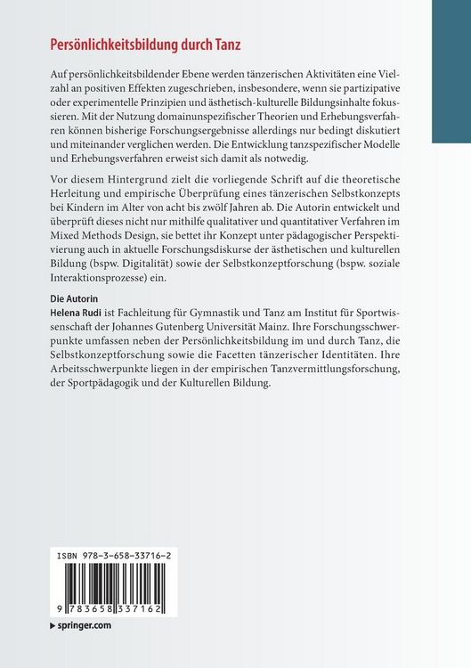 Produktbild: Pers&ouml;nlichkeitsbildung durch Tanz