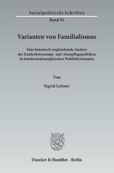 Produktbild: Varianten von Familialismus.