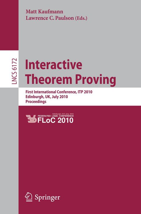 Produktbild: Interactive Theorem Proving
