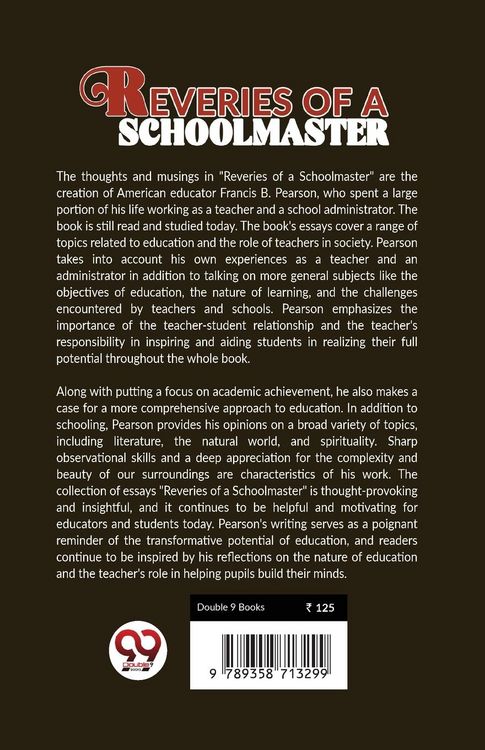 Produktbild: Reveries Of A Schoolmaster