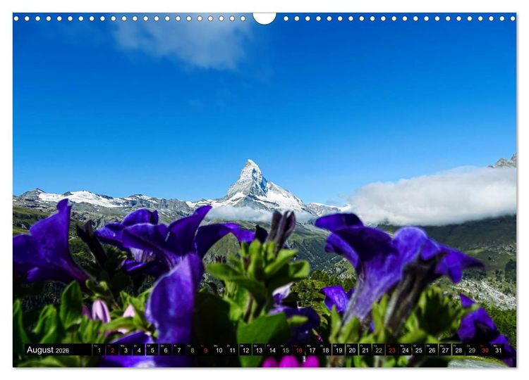 Produktbild: Und ewig lockt das Matterhorn (Wandkalender 2026 DIN A3 quer), CALVENDO Monatskalender