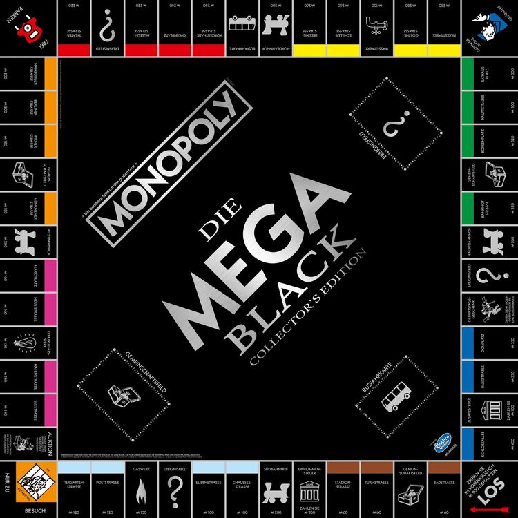 Produktbild: Mega Monopoly Black Edition