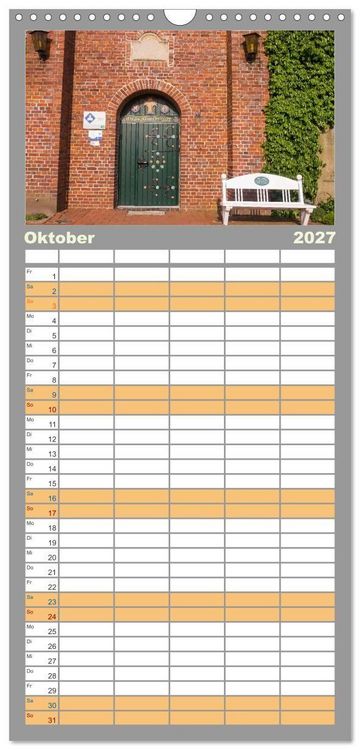 Produktbild: Familienplaner 2027 - Das Alte Land- im Rhythmus der Jahreszeiten mit 5 Spalten (Wandkalender, 21 x 45 cm) CALVENDO