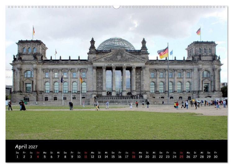 Produktbild: Berlin (hochwertiger Premium Wandkalender 2027 DIN A2 quer), Kunstdruck in Hochglanz