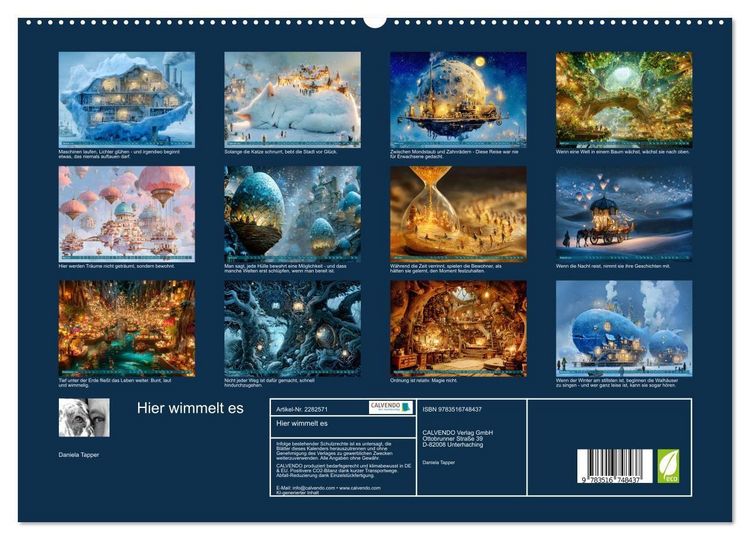 Produktbild: Hier wimmelt es (hochwertiger Premium Wandkalender 2026 DIN A2 quer), Kunstdruck in Hochglanz