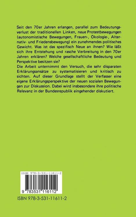 Produktbild: Neue soziale Bewegungen
