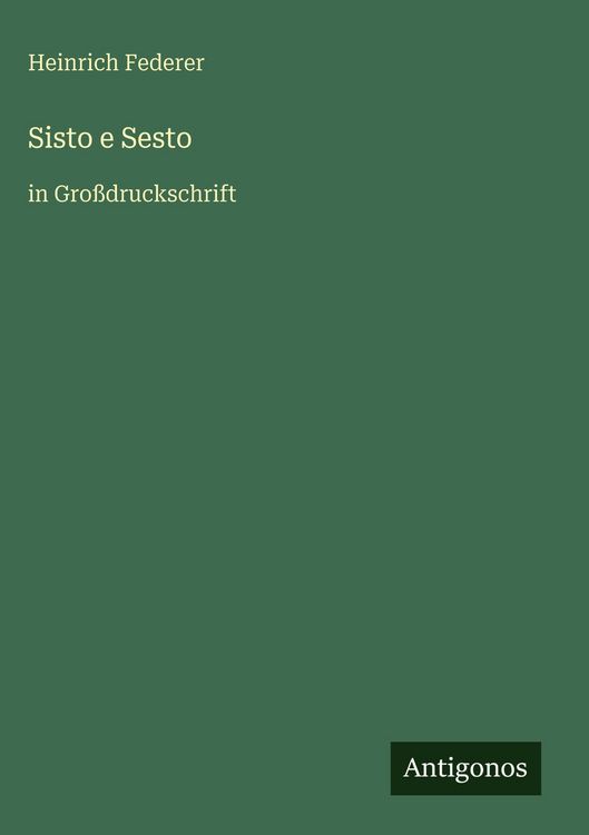 Produktbild: Sisto e Sesto