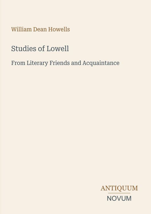 Produktbild: Studies of Lowell