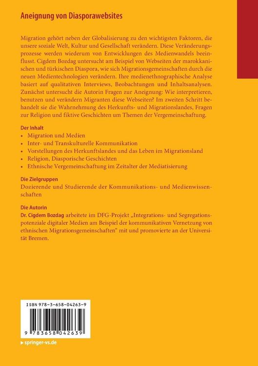Produktbild: Aneignung von Diasporawebsites