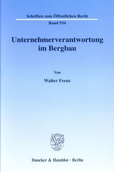 Produktbild: Unternehmerverantwortung im Bergbau.