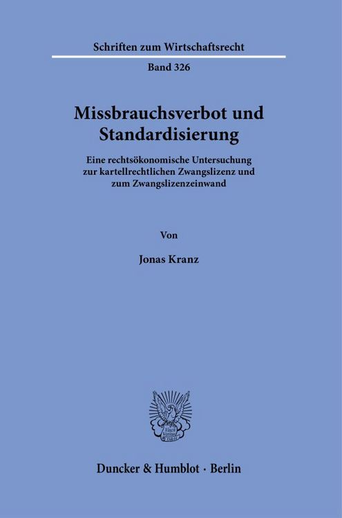 Produktbild: Missbrauchsverbot und Standardisierung.