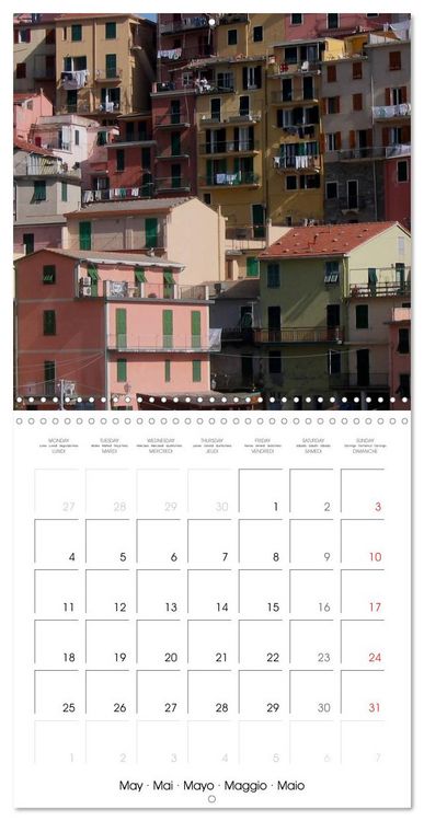 Produktbild: Cinque Terre - The Five Lands of Liguria (Wall Calendar 2026 12 &times; 12 Inch) CALVENDO 12 Month Wall Calendar