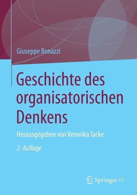 Produktbild: Geschichte des organisatorischen Denkens