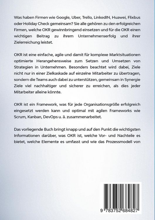 Produktbild: OKR - Strategieentwicklung und Umsetzung in einem agilen Umfeld