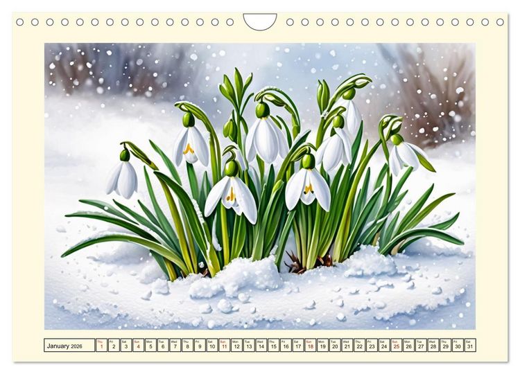 Produktbild: The magic of the seasons (Wall Calendar 2026 DIN A4 landscape), CALVENDO 12 Month Wall Calendar
