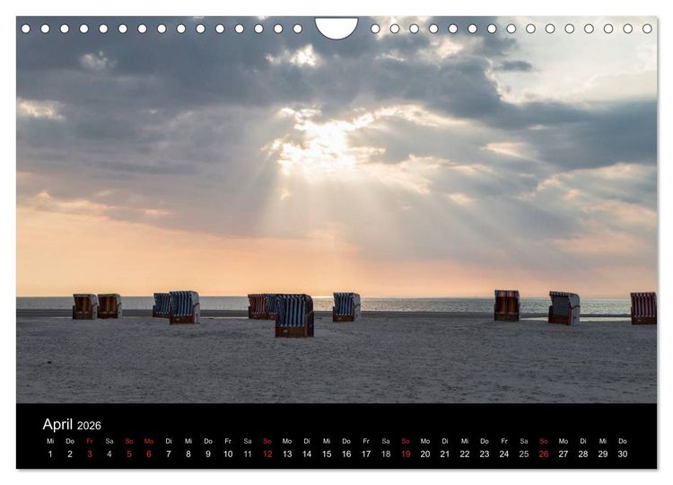 Produktbild: Amrumer Impressionen (Wandkalender 2026 DIN A4 quer), CALVENDO Monatskalender