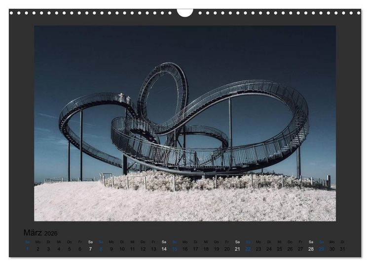 Produktbild: Surreale Landschaften. INFRARROT - Wenn gr&uuml;n zu wei&szlig; wird (Wandkalender 2026 DIN A3 quer), CALVENDO Monatskalender