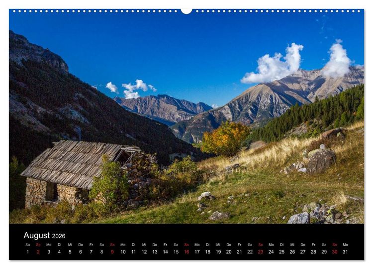 Produktbild: Entschleunigt ... reisen durch traumhafte Landschaften "Les Grandes Alpes" (Wandkalender 2026 DIN A2 quer), CALVENDO Monatskalender