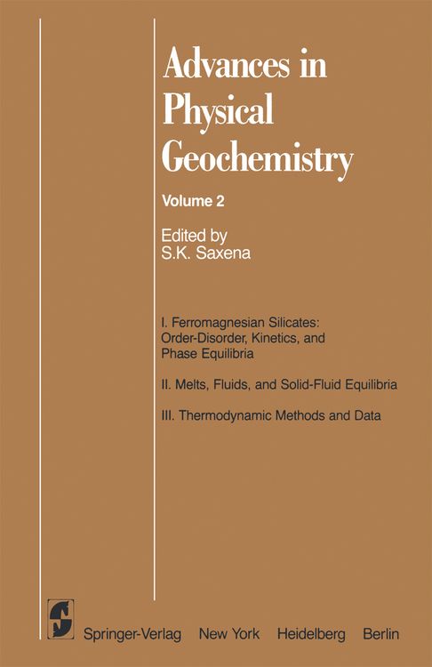 Produktbild: Advances in Physical Geochemistry