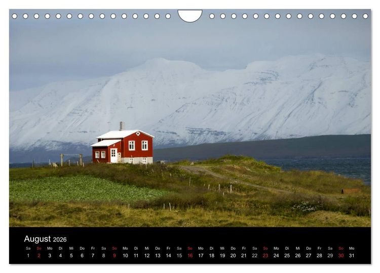 Produktbild: Island (Wandkalender 2026 DIN A4 quer), CALVENDO Monatskalender
