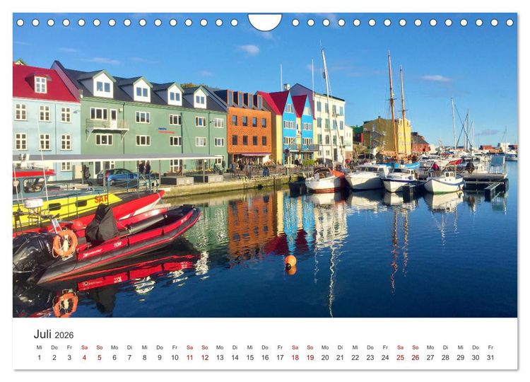 Produktbild: Zauber der F&auml;r&ouml;er Inseln (Wandkalender 2026 DIN A4 quer), CALVENDO Monatskalender