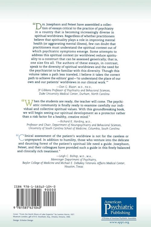 Produktbild: Handbook of Spirituality and Worldview in Clinical Practice