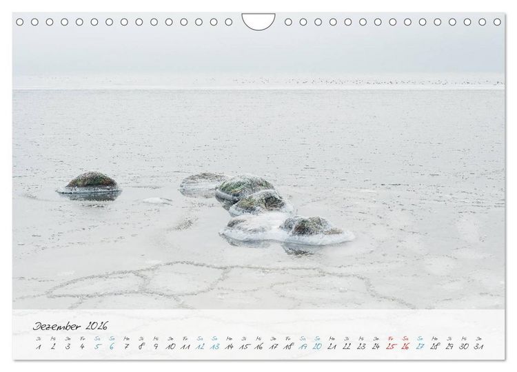 Produktbild: Sehnsucht Meer - Poesie der Stille (Wandkalender 2026 DIN A4 quer), CALVENDO Monatskalender