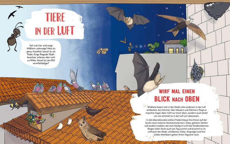 Produktbild: Wilde Tiere in der Stadt &ndash; Das Natur-Mitmachbuch