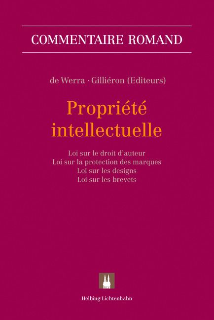 Produktbild: Propri&eacute;t&eacute; intellectuelle