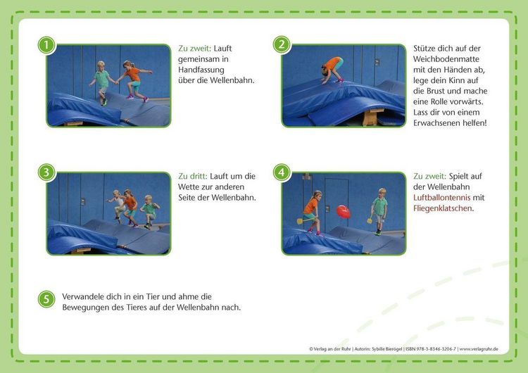 Produktbild: Stationen-Fotokarten f&uuml;r den Sportunterricht &ndash; Klasse 1/2