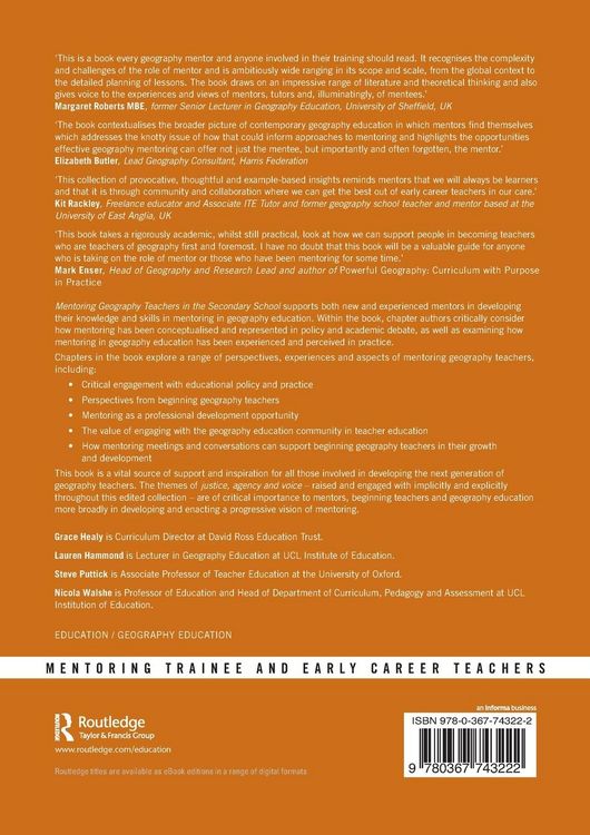 Produktbild: Mentoring Geography Teachers in the Secondary School