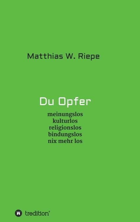 Produktbild: Du Opfer