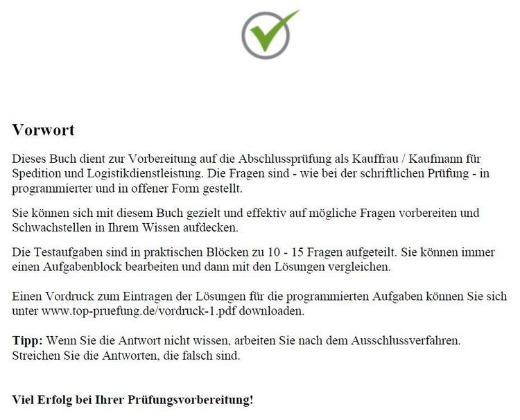 Produktbild: Top-Pr&uuml;fung Kauffrau / Kaufmann f&uuml;r Spedition und Logistikdienstleistung - 360 &Uuml;bungsaufgaben f&uuml;r die Abschlu&szlig;pr&uuml;fung