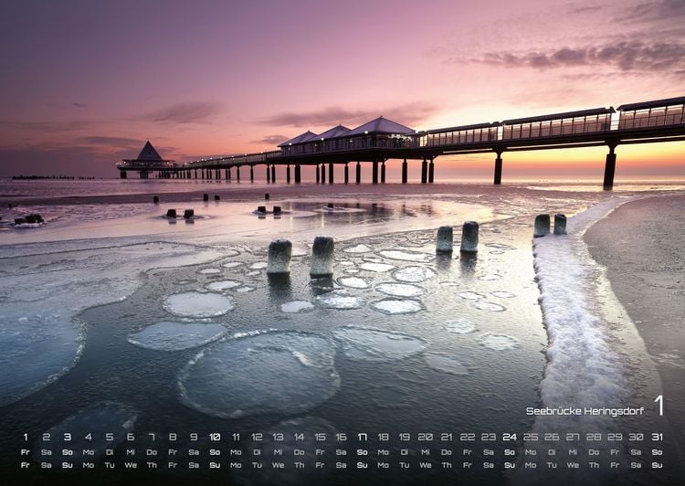 Produktbild: Ostsee - Zwischen D&uuml;nen und Horizont &ndash; Die Ostsee erleben - 2027 - Kalender DIN A2