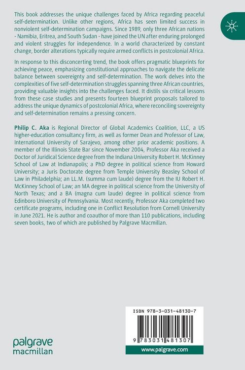 Produktbild: Navigating the Tension Between Sovereignty and Self-Determination in Postcolonial Africa
