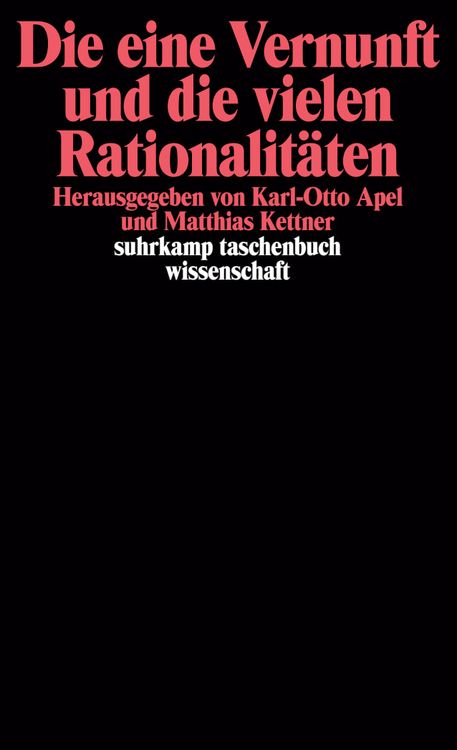 Produktbild: Die eine Vernunft und die vielen Rationalit&auml;ten