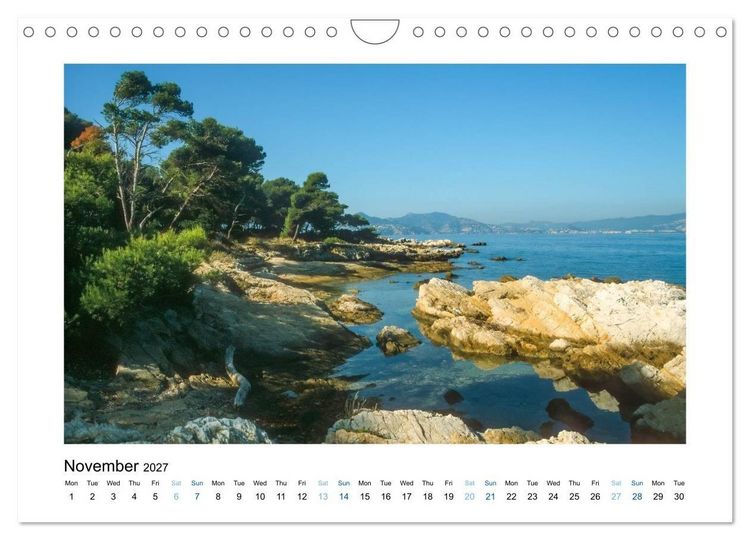 Produktbild: French Riviera The Light of the Blue Coast (Wall Calendar 2027 DIN A4 landscape), CALVENDO 12 Month Wall Calendar