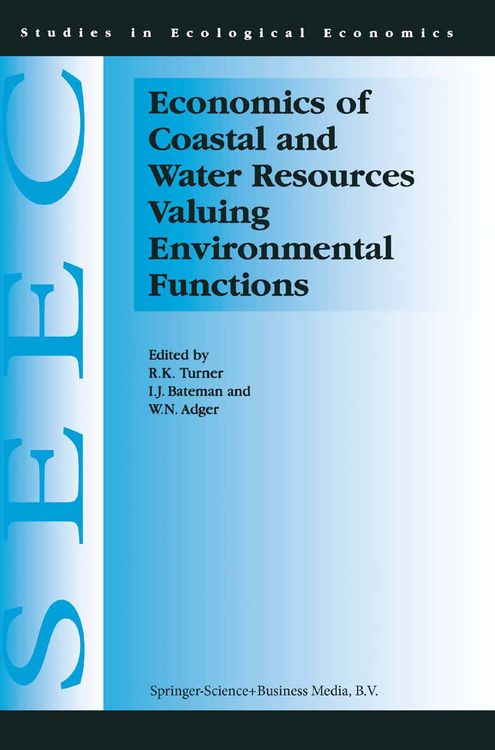 Produktbild: Economics of Coastal and Water Resources: Valuing Environmental Functions