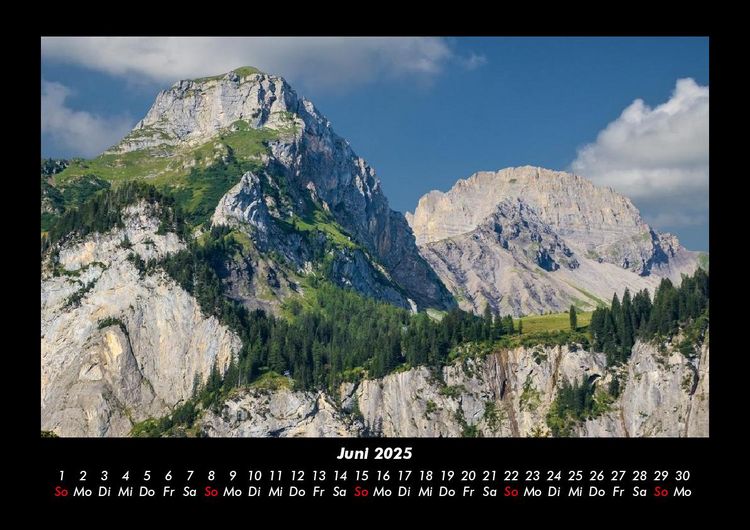 Produktbild: Landschaftskalender 2025 Fotokalender DIN A3