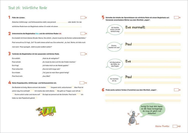 Produktbild: Fit f&uuml;r Deutsch 3. Klasse. Mein Testheft