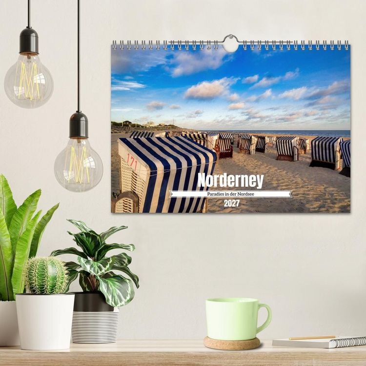 Produktbild: Norderney Paradies in der Nordsee (Wandkalender 2027 DIN A4 quer), CALVENDO Monatskalender