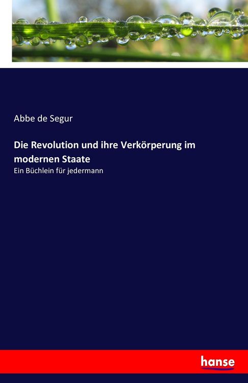 Produktbild: Die Revolution und ihre Verk&ouml;rperung im modernen Staate