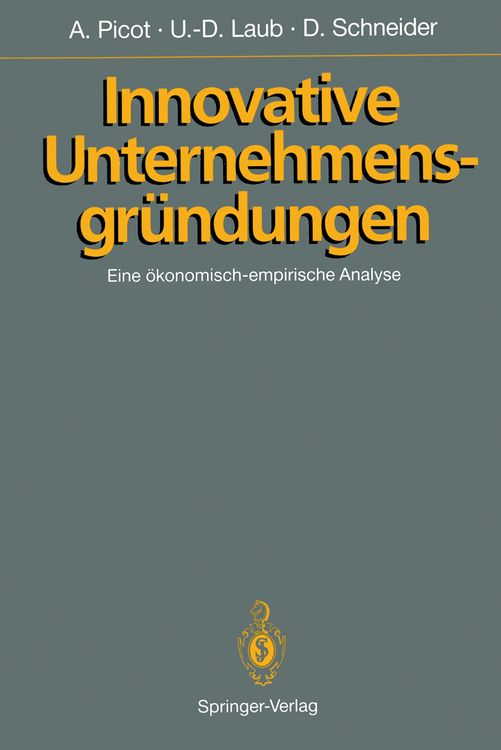 Produktbild: Innovative Unternehmensgr&uuml;ndungen