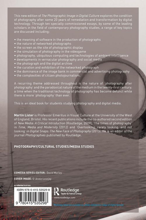 Produktbild: The Photographic Image in Digital Culture
