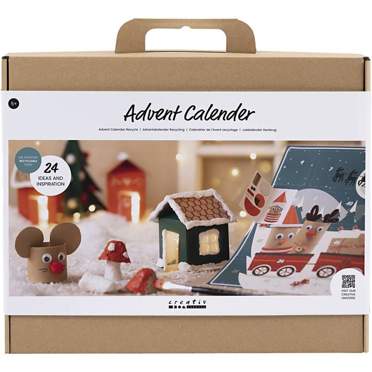 Produktbild: Creativ Company DIY Sets Basisversion Adventskalender Recycling, Kreativ Box